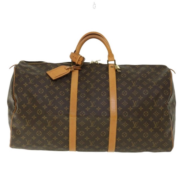 100% Authentic Louis Vuitton Monogram Canvas Keepall 60 Boston Bag - Picture 4 of 4